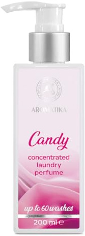 Konzentriertes Wäscheparfüm Süßigkeit 200ml - Candy Duft - Flüssige Parfüm Wäsche - Wäscheduft - Parfum für Waschmaschine - für Langanhaltenden Duft - süßes Aroma - Wäscheerfrischer