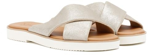 TOMS Damen Mae Crossover, Champagner-Metallic, 8