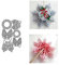 3D Weihnachtsanhänger Stern Blumen Stanzschablonen Weihnachten Stanzen für DIY ScrapBooking Album Dekorative Papier Handwerk und Karten Herstellung