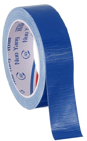 PATIKIL Gewebeband, 30 mm x 20 m Gewebeklebeband, Panzertape Wasserfest, Reparaturband, Panzerband, Blau Buchbindungsband, Selbstklebend zur Reparatur, Bücher
