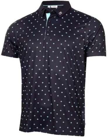 Calvin Klein Mens Riverton Polo Shirt - Navy - XXL