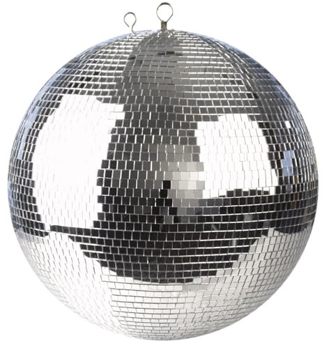 Mirrorball MB50S - Bola de discoteca plateada de 50 cm