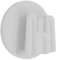 4R Quattroerre.it 1747 Clip per Telepedaggio Mgoo Sistema di Fissaggio Removibile, Round, 2 pezzi, 3 cm, Bianco