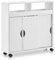 TUKAILAI Badezimmerschrank, Badschrank schmal mit Schiebetüren, Toilettenschrank mit Rollen für Esszimmer, Küche, Wohnzimmer, Kommode 20 cm Tief, 70 x 20 x 71.5cm, Weiß