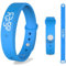 AOUZOVLI Vibrationswecker Blau Wecker Armband Vibration,Multifunktions Silent Vibrating Alarm Uhr,Pillenerinnerungen Leise Vibration,Mit Timer und Sechs Alarmen,Wasserdicht für Kinder und Erwachsene