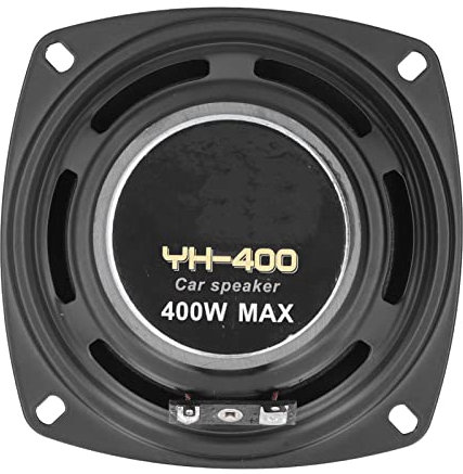 Grcfumo 1 Pc Car Audio Woofer, Coaxial Car Audio Speakers, 5in Car Audio Woofer 400W 4 Ohm Universal 12V 93dB High Sensitivity for Auto Sound System