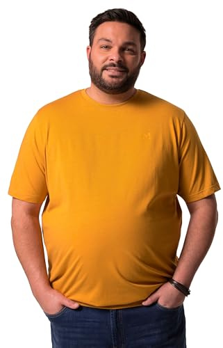 Men Plus Herren große Größen Übergrößen Menswear L-8XL Men+ T-Shirt, Bauchfit, Basic, Halbarm, bis 10 XL Curry 9XL 836308620-9XL