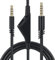Spacnana Gaming -Headset -Audiokabel -Austausch, 2 Meter Einstellbares Volumen 3D -Stereoverlängerungskabel, das mit Astro A10 A40 A30 Kompatibel Ist