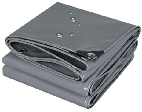 Graue LKW-Überdachungen, PVC-beschichtete Banner-Plane, Reparaturband, regendichtes Tuch, Markise im Freien, wasserdichtes Oxford-Wachstuch, Sonnensegel Tarp Wasserdicht(3x4m)