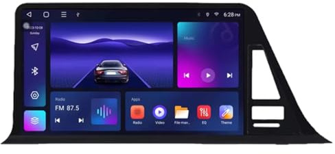 Android 15 Autoradio Stereo 9 Zoll Hd Digital Multi-Touchscreen Für Toyota C-HR CHR 2016-2020 Mit Navigation Bluetooth-unterstützung Radio Lenkradsteuerung,M101