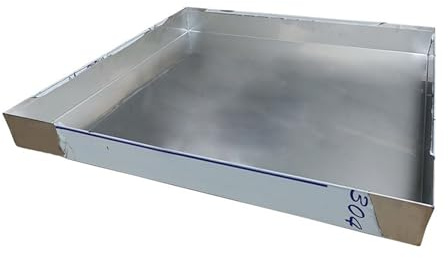 Oil Drip Tray for Dog Crates, Stainless Steel 304, 0.8 Mm, Replaces Dog Crate Liners, Prevents Water Leakage from Air Conditioners Without A Drain Connection (70 X 30 cm (28 X 12 Inches))