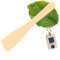 Hoffmeister® Spatule de 25 cm, antibactérienne, résistante à la chaleur et sans plastique, pas de rayures dans les poêles enduites, pas de plastique dans la nourriture, produit 100 % naturel UE en bois de hêtre