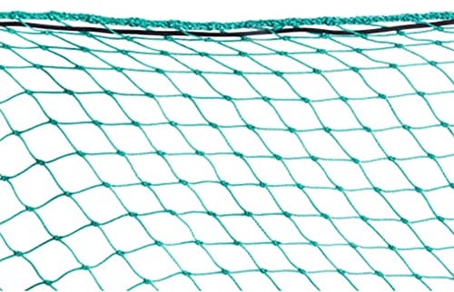 Connex Anhängernetz 350 x 180 cm - grün - 45 x 45 mm Maschenweite - 3 mm Stärke - Inklusive Elastikseil - Robustes Gewebe - Witterungs- & UV-Beständig / Gepäcknetz zur Ladungssicherung / B34069