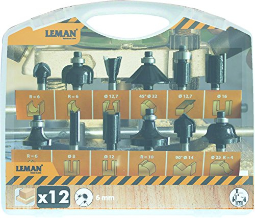 Leman 416.700.12 Lot de 12 fraises (queue 6) Orange