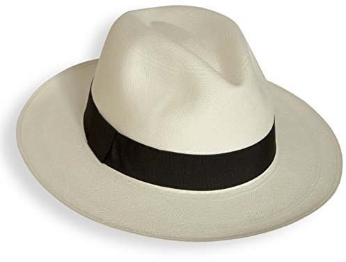 Véritable Chapeau Panama Fino Tumi Pliable/Roulable