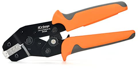 iCrimp SN-2549 Utensili di crimpatura per 0,08-1,0 mm2 XH2,54 / Dupont 2.54/2.8/3.0/3.96/4.8 / KF2510 / JST Pinza per pinza cricchetto Pinza per crimpatura di connettori