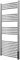 Greened House Chrome Curved Heated Towel Rail 600mm wide Central Heating Towel Radiator (600mm x 1400mm)