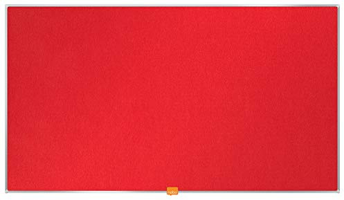 Nobo 1905311 Widescreen Filz-Notiztafel 40″ Rot