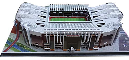 Zeye 3D Puzzle Old Trafford Manchester United Stadium, Realistic Style, 1000 Pieces, 1 Count, 1 Set, 1 Item, 1 Puzzle, 1 Package, 1 Content, 8 Years and Up