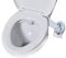 Dusch-WC Bidet Linke Hand, WC Bidet Mit Selbstreinigende Doppeldüse, Cold/Heiß Water Bidet (Ohne Strom), Wassertemperaturregelung, Intimreinigung Mit Selbstreinigende Zur Desinfizierung des Untens