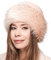 Futrzane Classic Mütze mit Fellrand - Pelzmütze Damen - Fell Pelz Russenmütze (M, Beige - Elfenbein Classic)