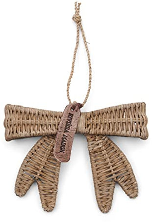 Riviera Maison - Christbaumschmuck - Schleife - Jacky Bow - Rustic Rattan - 10 x 13 cm - Größe S