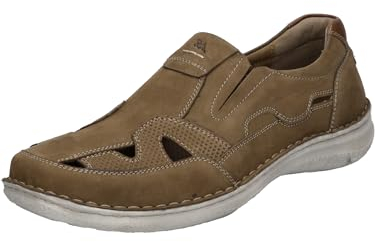Josef Seibel Herren Slipper Anvers 77,Weite K (Extra weit),Wechselfußbett,freitzeitschuhe,offener einschlupf,Mokassins,Brasil,44 EU