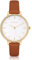 KIMOMT Womens Watches Leather Band Luxury Quartz Watches Waterproof Fashion Creative Wristwatch for Women Ladies Girls (Leather Band-Brown)