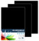 RAYLU PAPER – Tonpapier A4, 100 Stück Kartonpapier 180g/m², 210 x 297 mm, professionelle farbige Kartons für Büro, Kopierpapier, Buntes Papier zum Basteln (Schwarz)