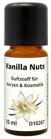 Vanilla Nuts 10ml Duft Öl für Kerzen, Kosmetik, Seifenherstellung