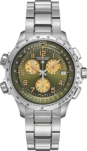 Hamilton Khaki X-Wind GMT Chrono Quartz H77932160 Herrenchronograph
