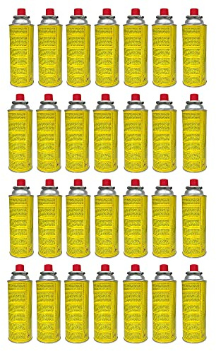 Campata Gaskartuschen 227g 520ml Camping Gas Butangas Kartusche Campingkocher Bunsenbrenner Gaskocher, Gasheizung, Gasbrenner, Lötbrenner (28 Kartusche)