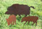 3er Set Wildschwein-Familie Wildschwein 110x50cm Frischlinge 30cm zum Stecken Gartenstecker Edelrost Gartendeko Wetterfest Rost Gartenfigur Metall Rostfigur Wald Jagd Tier Herbst