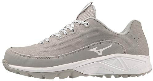 Mizuno Mizuno Ambition 3 FP Low All Surface Women's Turf Shoe | Grey-White| US Womens 9.5