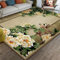 Kunsen Tapis Doux Chambre Décoration de Salon Chinoise Tapis de Chambre ado Vert Tapis Pas Cher Tapis Chambre adulte130X190CM