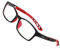 ATOM Blue Light Blocking Glasses for Kids (Age 5-12) - 100% UV Protection & Anti Glare Blue Rays Blocking Eyeglasses for Computer & Gaming | Adjustable Frame Eyewear for Boys & Girls- Red and Black