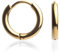 Kleine Creolen gold • Filigrane Ohrringe Basic • Nickelfreie Ohrhänger Edelstahl 18k vergoldet • Wasserfester Modeschmuck • MIX & MATCH • Ø 12mm