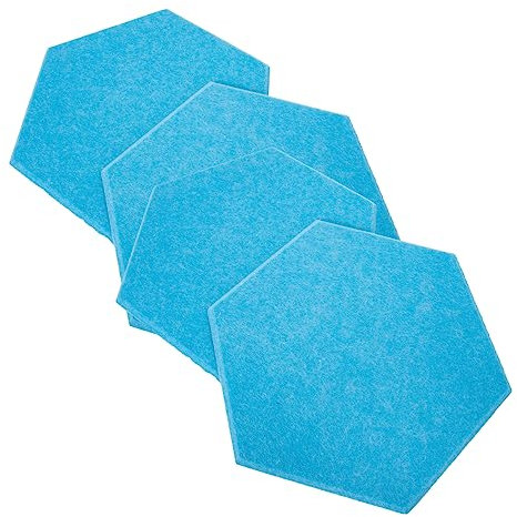 ibasenice 5pièces Panneaux Acoustiques Ktv Polyester Avec Adhésif Pour Studios Enregistrement Et Décoration Murale Absorption Sonore Et Design Créatif Lac