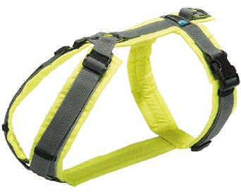 ANNYX Brustgeschirr Protect - leuchtgelb/grau Gr.S