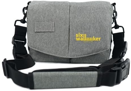 Arrivly SixWalker Leckerlibeutel für Hunde mit Magnetverschluss, Praktischer Futterbeutel Hundetraining, Multifunktionaler Leckerlitasche für Hunde mit Herausnehmbaren Innentasche (Grau)