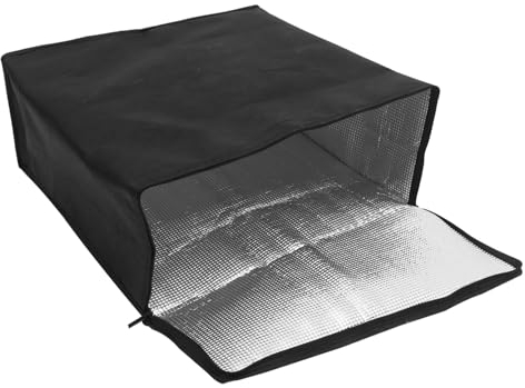 Isolierte Pizza-Liefertasche Faltbare Thermotasche Für Lebensmittel Große Kühltasche Für Takeout Praktische Tragetasche Mit Schultergurt Ideal Für Picknicks Und Reisen 50 X 50 X 205 cm