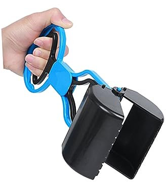 minkissy Portable Pet Waste Picker Mit Stabilen Klammern Leicht Und Langlebig Für Von Hundekot Und Katzenstreu Garten Und Park Blaue Farbe Kompakte
