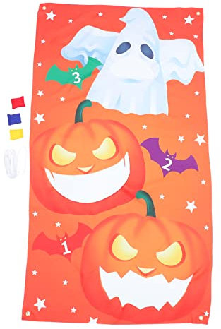 HEMOTON 5 Sätze Halloween-Banner The Hallow Halloween mitgebsel Spiel im Freien dekorative Außendekoration Flaggen Kinder werfen Spielflagge Toss Games Flagge für draußen draussen Sandsack