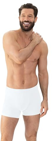 Mey Herren Trunks Baumwolle Serie Comfort Cotton | Aufgesetzter Webgummibund, Weiche Beinabschlüsse, Eng anliegend, Doppellagig im Schritt, Natürliches Tragegefühl, Gr. 4-8