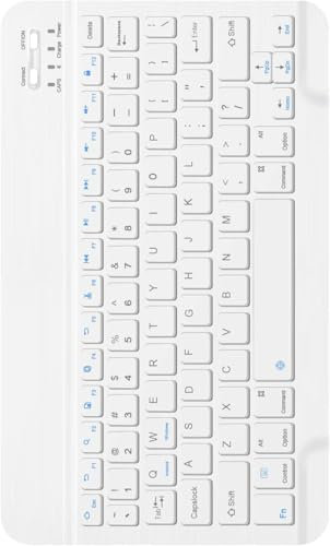 ZIOVO Tablet Keyboard, 11Inch External Keyboard - White