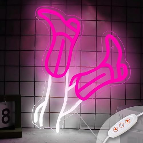 Cowgirl Boots Neon Sign Cowboy Boot Neon Signs LED Western Neon Sign for Wall Decor Neon Lights Sign for Bedroom Birthday Gift Game Room