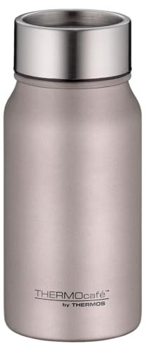 THERMOcafé by THERMOS TC DRINKING MUG rose mat 0,35l, Thermobecher Edelstahl, Isolierbecher, Kaffeebecher to Go Thermo, auslaufsicher, 8h heiß & 16h kalt, spülmaschinenfest, BPA-frei