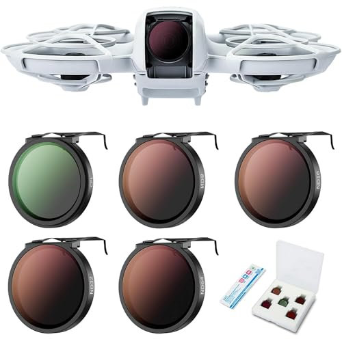 JJC Neo Drone CPL ND, set di filtri polarizzanti a densità neutra CPL ND8 ND16 ND32 ND64 per drone DJI Neo Fly More Combo, filtro in vetro ottico HD multistrato con telaio in alluminio leggero