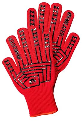 MEATER Mitts - Hitzebeständige Grillhandschuhe - Premium Grillhandschuhe für Smoker, Backofen, Kochen und Backen - Rutschfest, Hochtemperaturschutz, Extra Lange Manschetten
