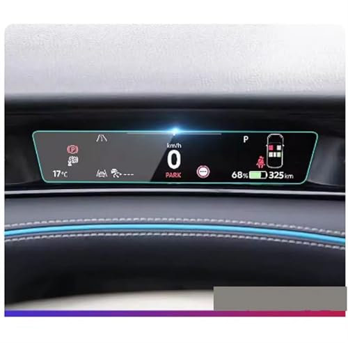 TGUQANM Auto Navi-Schutzfolie Kompatibel mit VW für ID.7 2024, 15 Zoll, Auto-GPS-Navigation, Armaturenbrett, LCD-Bildschirm, Displayschutz aus gehärtetem Glas, Innenausstattung(Dashboard)
